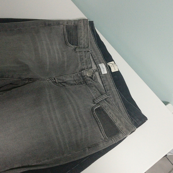 JUNAROSE 2tone Patchwork Ankle Cropped Jeans size 11 fit like 18 or 31 MUST READ - Picture 10 of 10